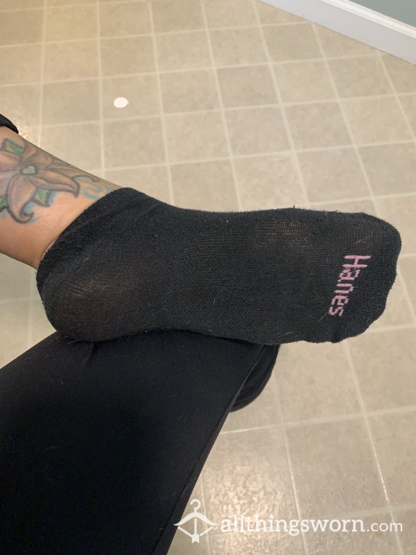 Black Ankle Socks