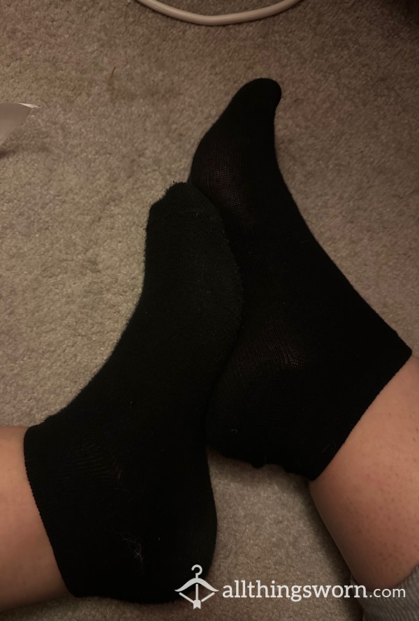 Black Ankle Socks