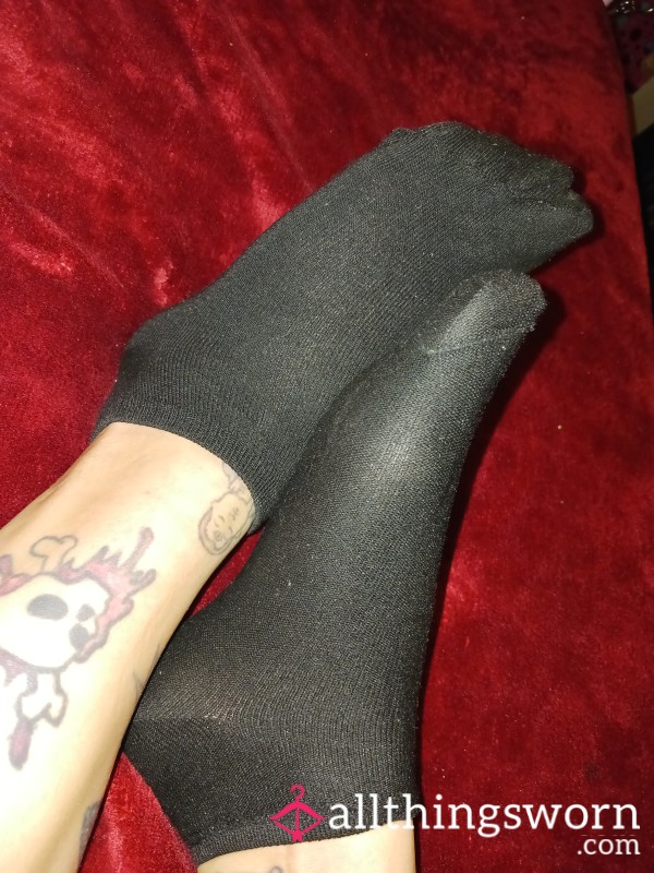 Black Ankle Socks