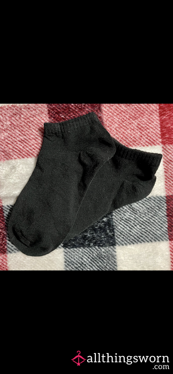 Black Ankle Socks