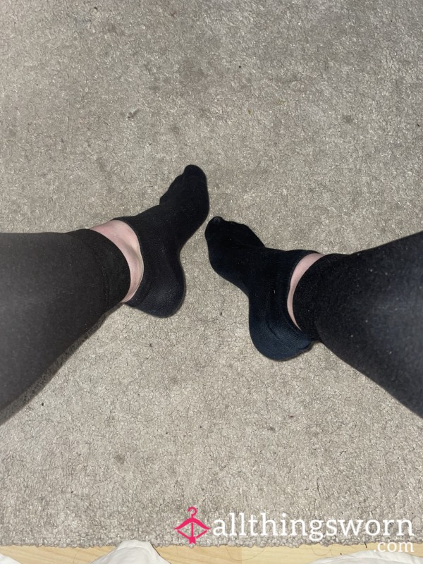 Black Ankle Socks