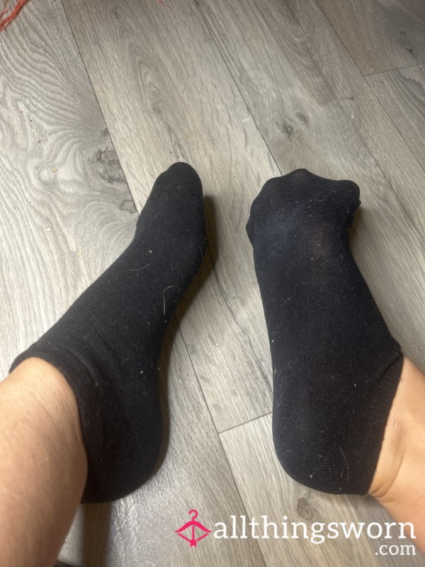 Black Ankle Socks