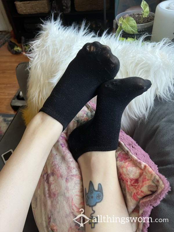 Black Ankle Socks