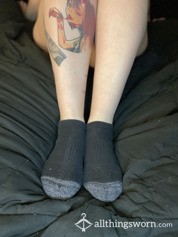 Black Ankle Socks