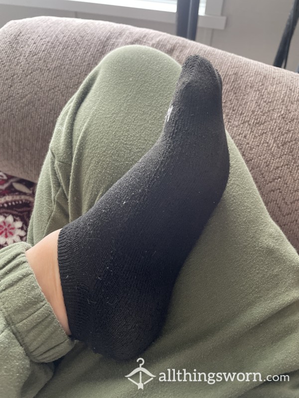 Black Ankle Socks