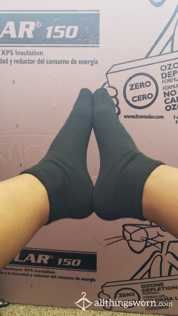 Black Ankle Socks