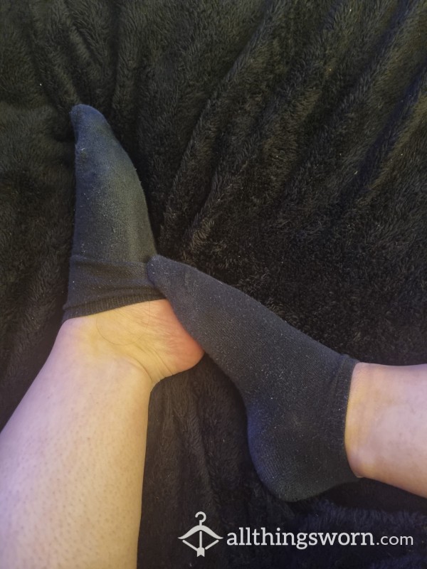 Black Ankle Socks