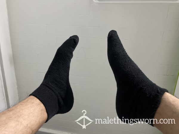 Black Ankle Socks (8-9)