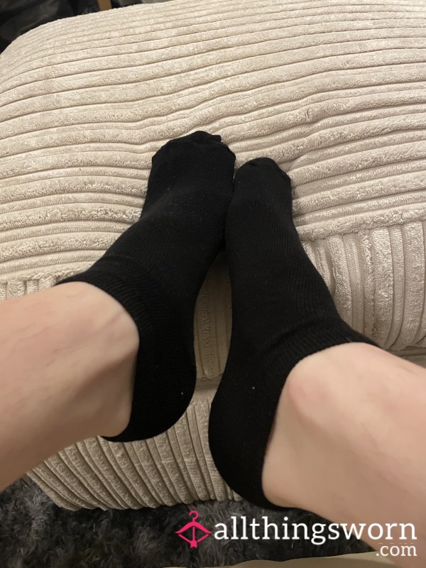 Black Ankle Socks - Worn A Few Times