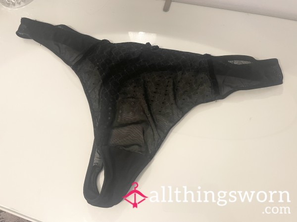 Black Ann Summers Thong