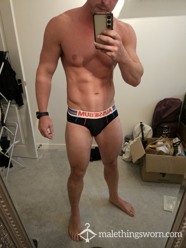 Black Aussieb*m Briefs