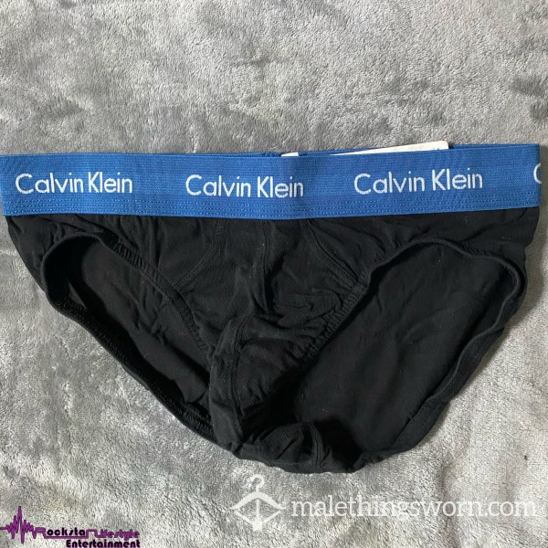 Black & Blue Crusty Calvin Klein Briefs