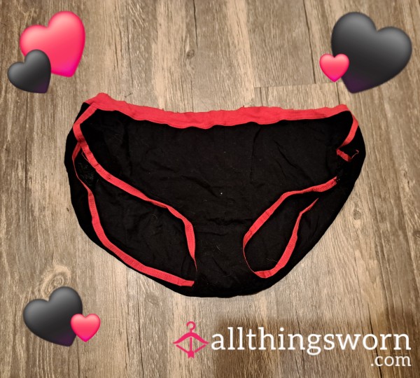 Black Boyshorts 🖤 Red Trim ❤️ Size Medium | 1 Save 📌 As Of Jan 27 |