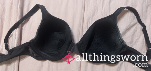 Black Bra With Thin Padding