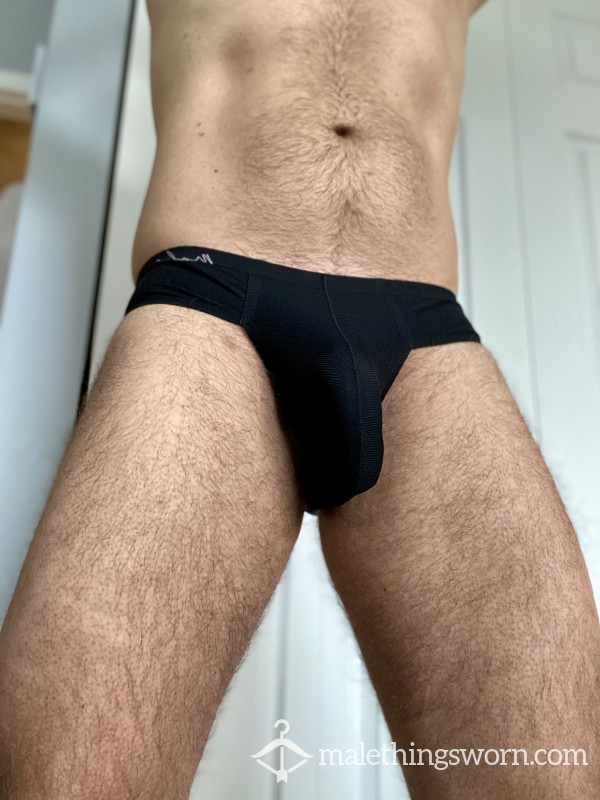 Black Brief Worn 48h