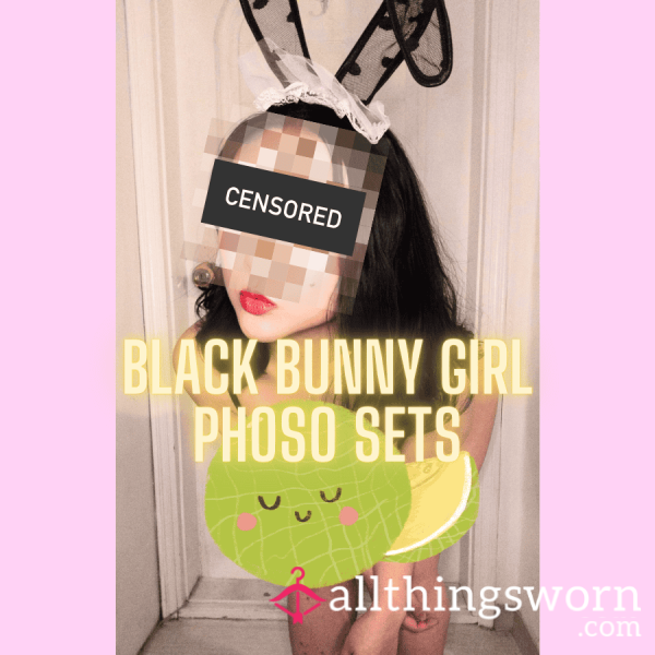 Black Bunny Girl Cosplay Photo Sets