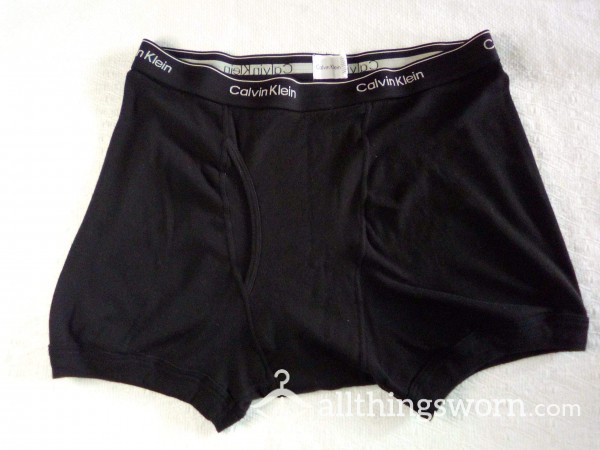 Black Calvin Klein Boxer Briefs