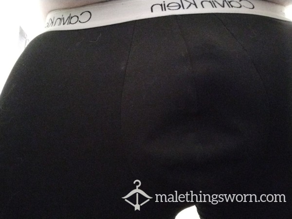 Black Calvin Klein Boxer-briefs, Size XL.  Extended Wears Welcome!