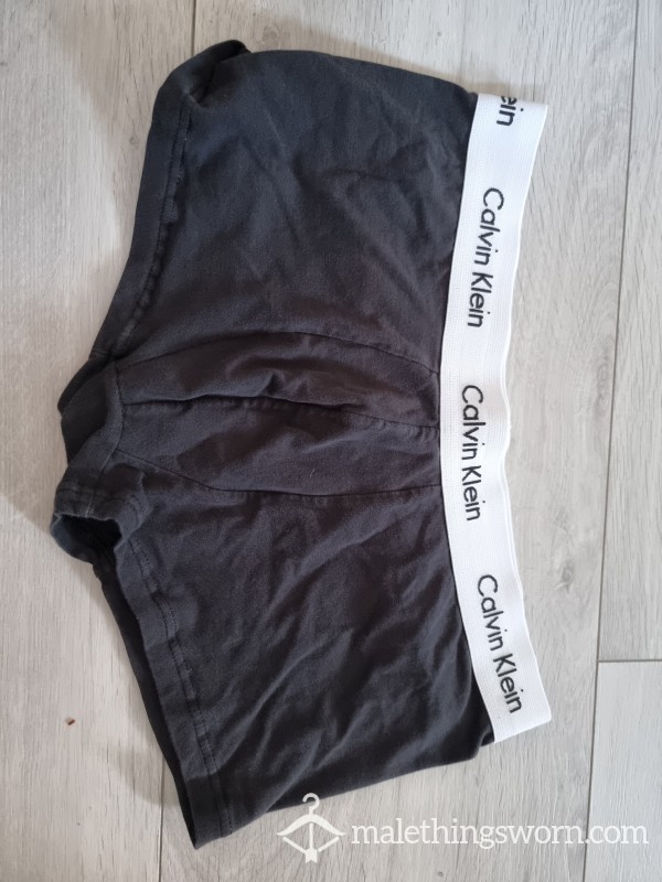 Black Calvin Klein Boxers – Worn Just For You