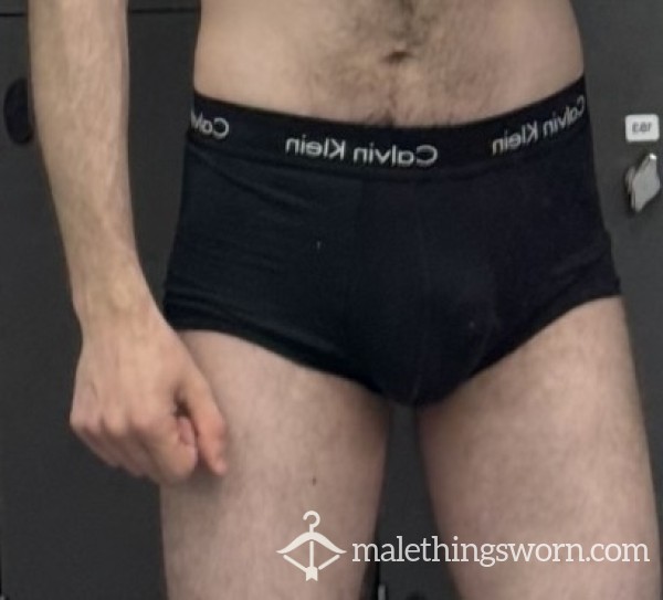 Black Calvin Klein Low-Rise Boxer Briefs