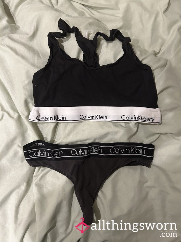 Black Calvin Klein Set