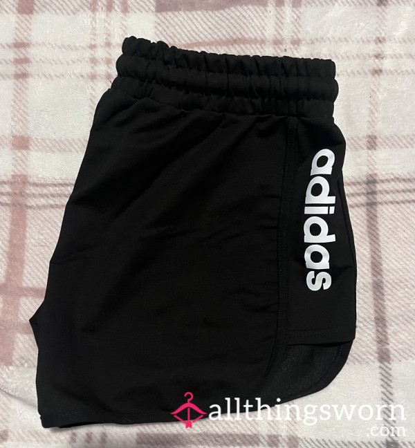 🖤🏋🏼‍♀️ Black Adidas Workout Booty Shorts With 2 Min Video + Update Pics