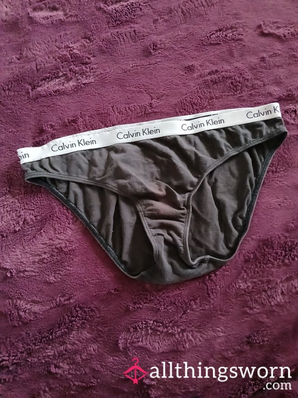 Black Calvin Kline Panties