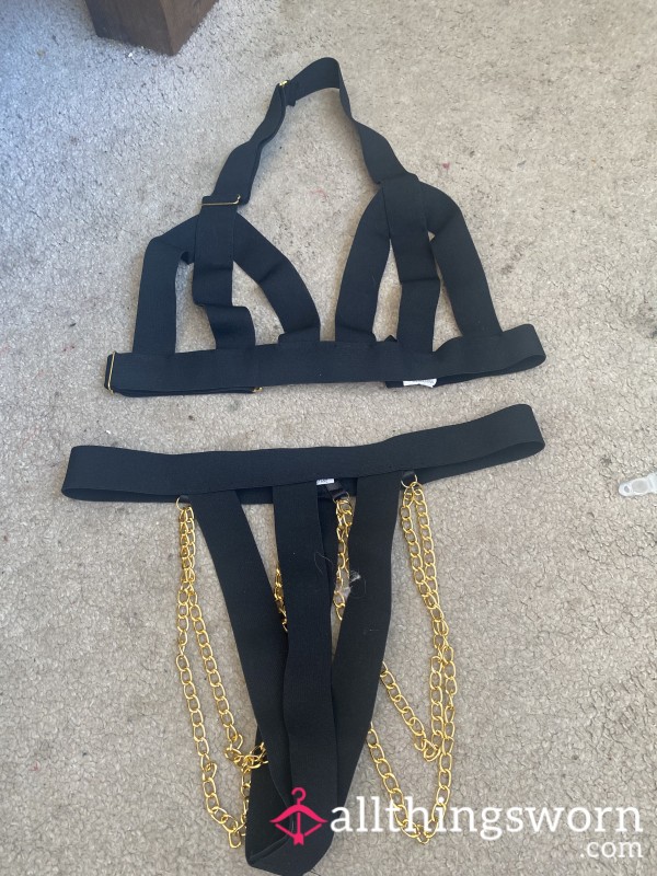 Black Chain Tape Design Set