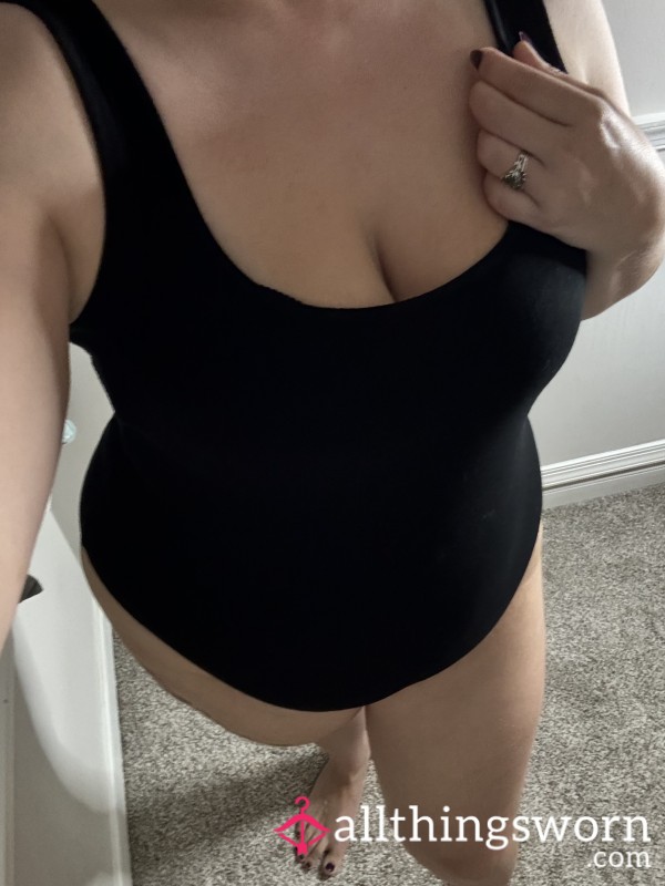 Black Cheeky Bodysuit - Base