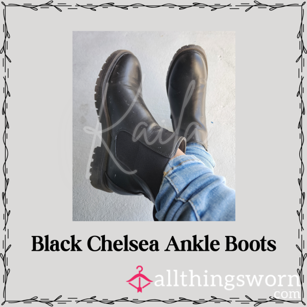 Black Chelsea Ankle Boots