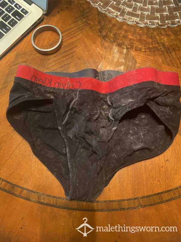 *sold*Black CK Brief - C*m Rag *sold*