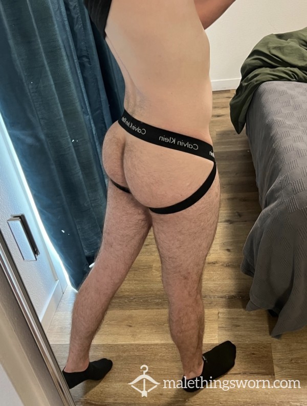 Black CK Jockstrap Small