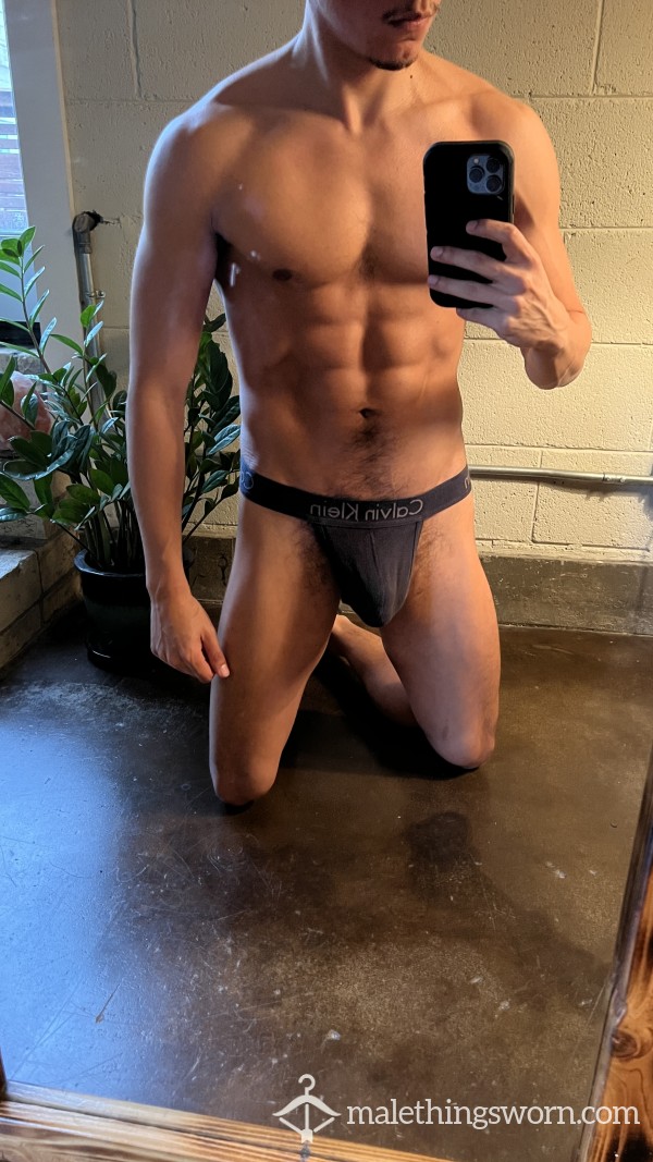 Black CK Thong