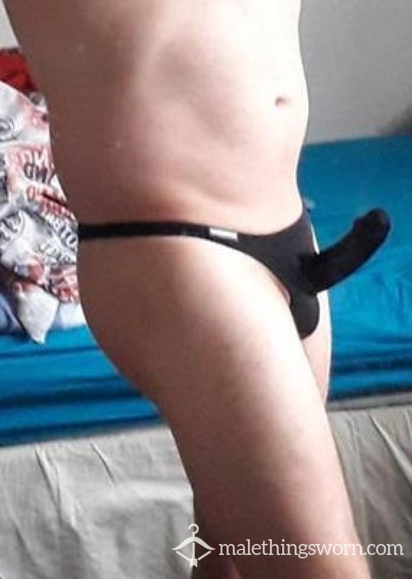 Black C*ck Sock Thong