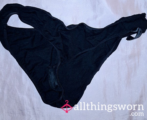 Black Cotton Panties