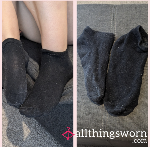 Black Cotton Socks