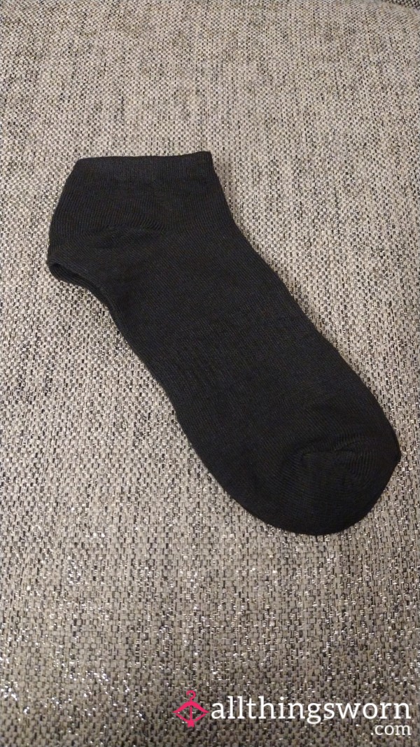 Black Cotton Socks