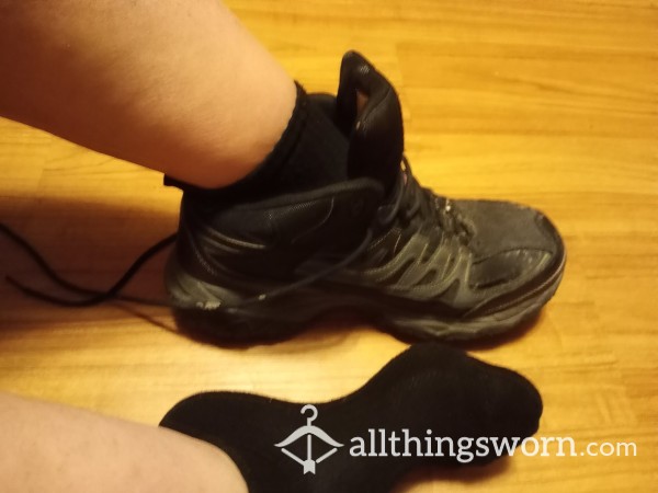 Black Crew Cut Work Socks