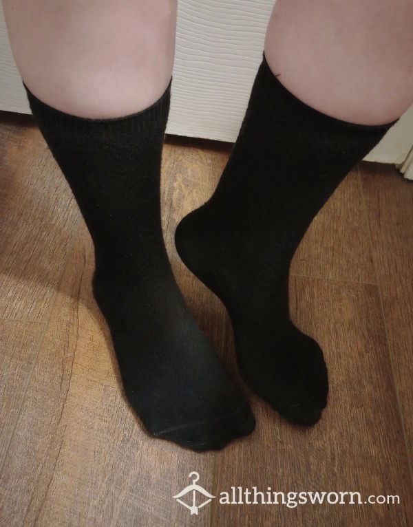 Black Crew Socks