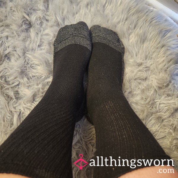 Black Crew Socks