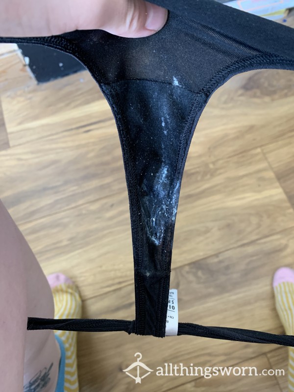 Black C*mmy Thong