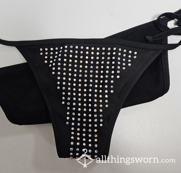 Black Diamanté Bikini