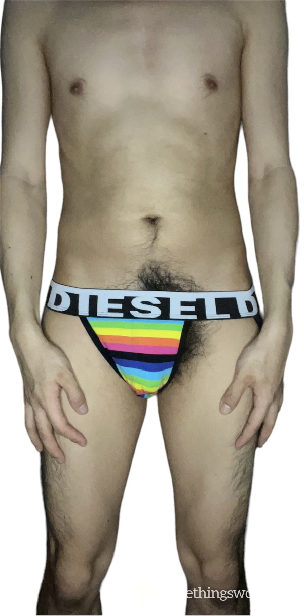 Black Diesel Rainbow Jockstrap