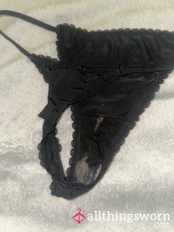 Black Creampie Thongs