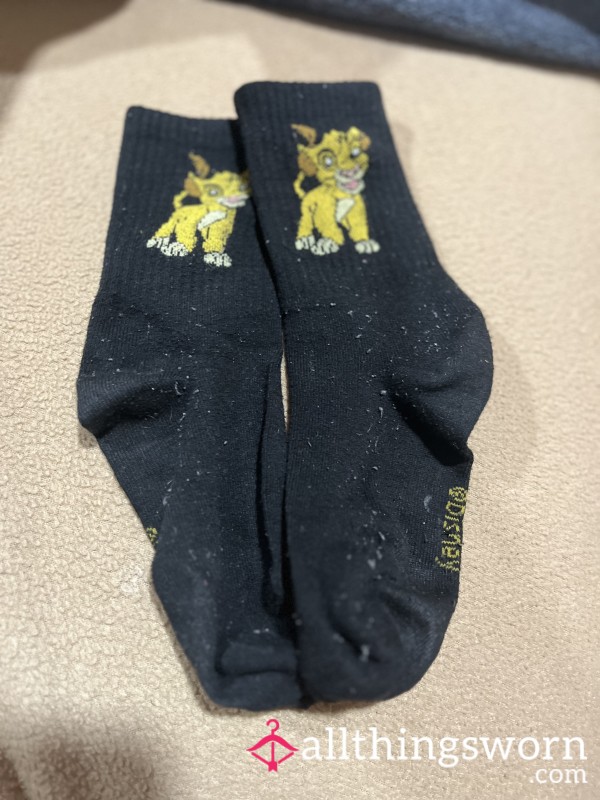 Black Disney Lion King Socks