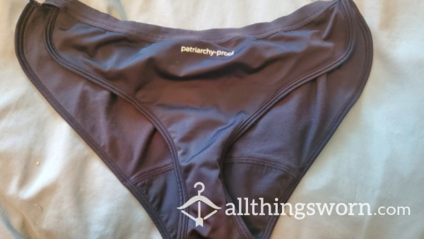 Black Dolphin-Hem Panties (VERY ABSORBENT)