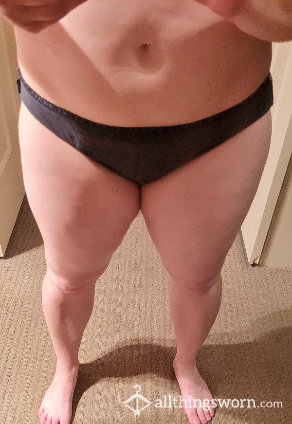 Black Exercise Panties