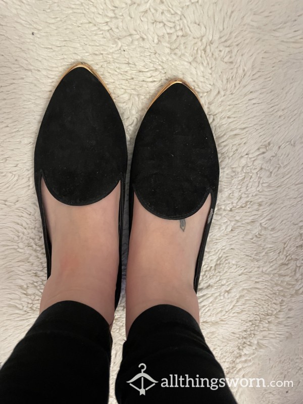 Black Flat Shoes