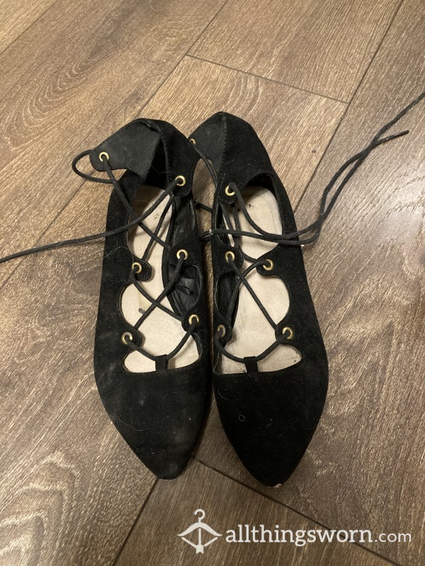 Black Flat Shoes