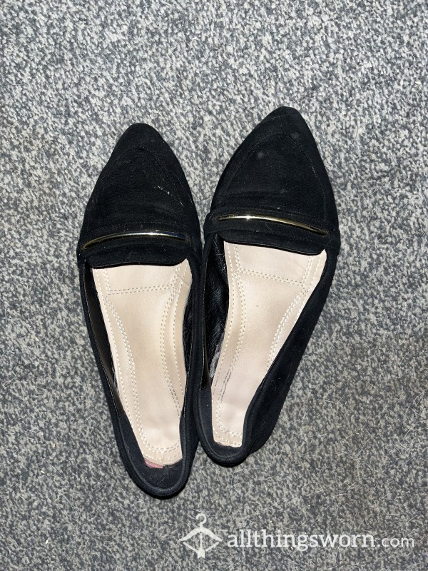 Black Flat Shoes